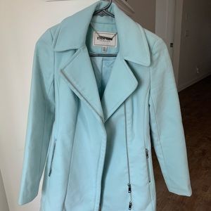 Soft green coat perfect for spring